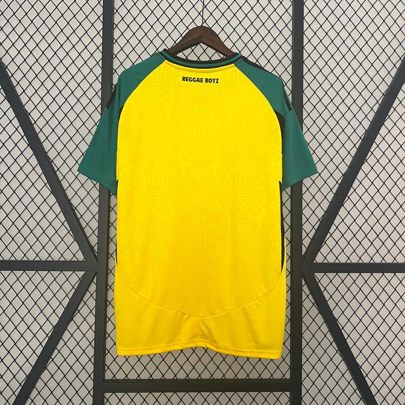 Camisa Seleção Jamaica Home 2024/25 - Adidas Torcedor Masculina - Amarela/Verde