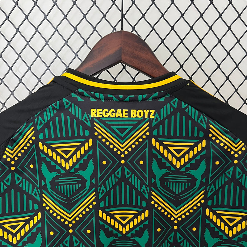 Camisa Seleção Jamaica Away 2024/25 - Adidas Torcedor Masculina - Verde/Amarela