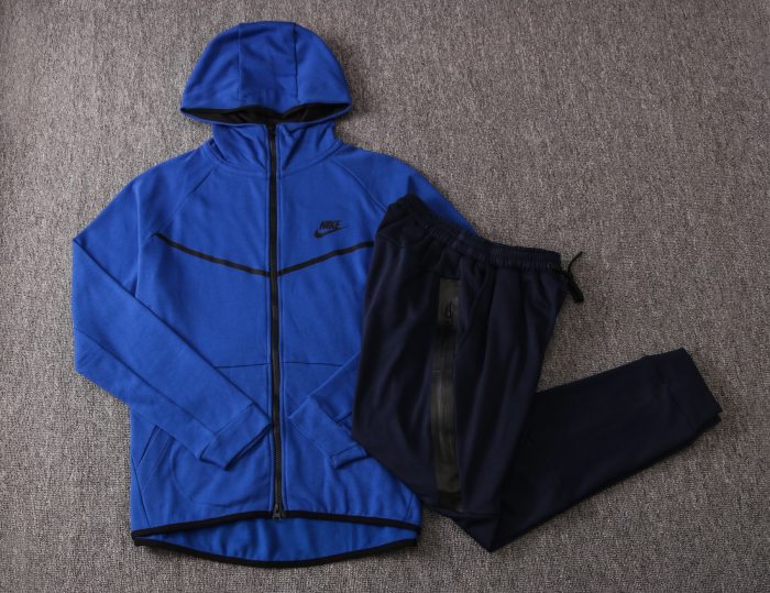 Conjunto Nike: Tech Fleece – Azul Escuro