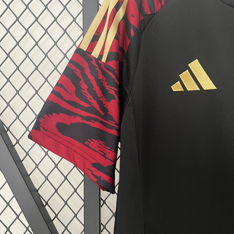 Camisa Seleção Peru Away 2024/25 - Adidas Torcedor Masculina - Preta/Vermelha