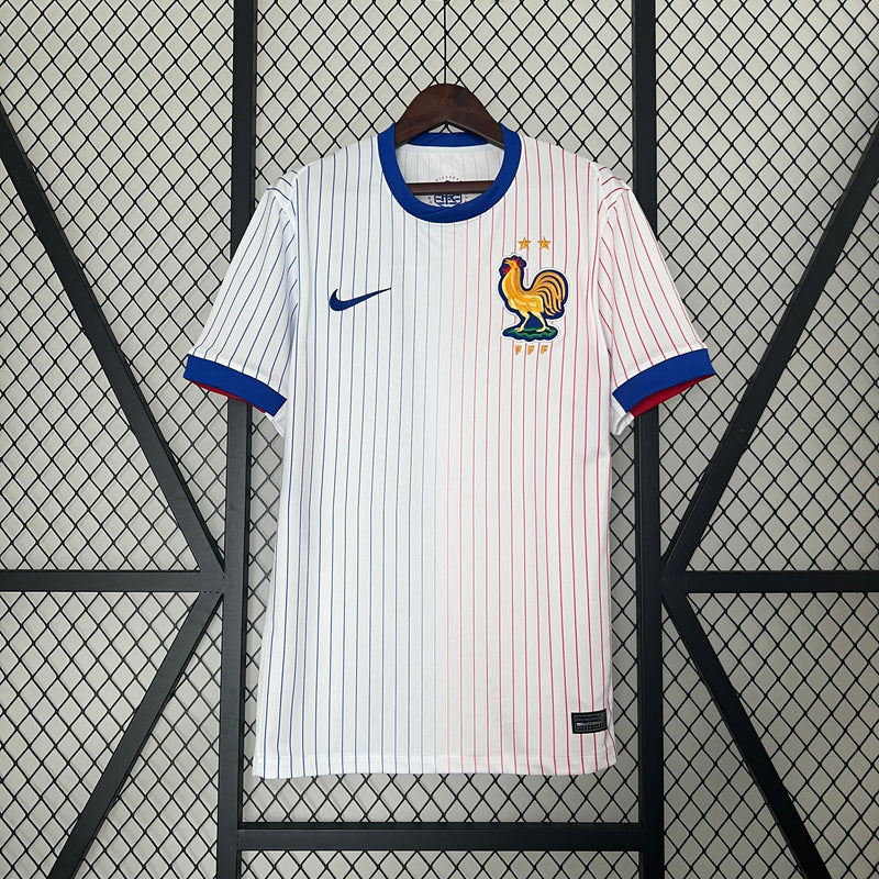 Camisa Seleção França Away 2024/25 - Nike Torcedor Masculina - Branca/Azul