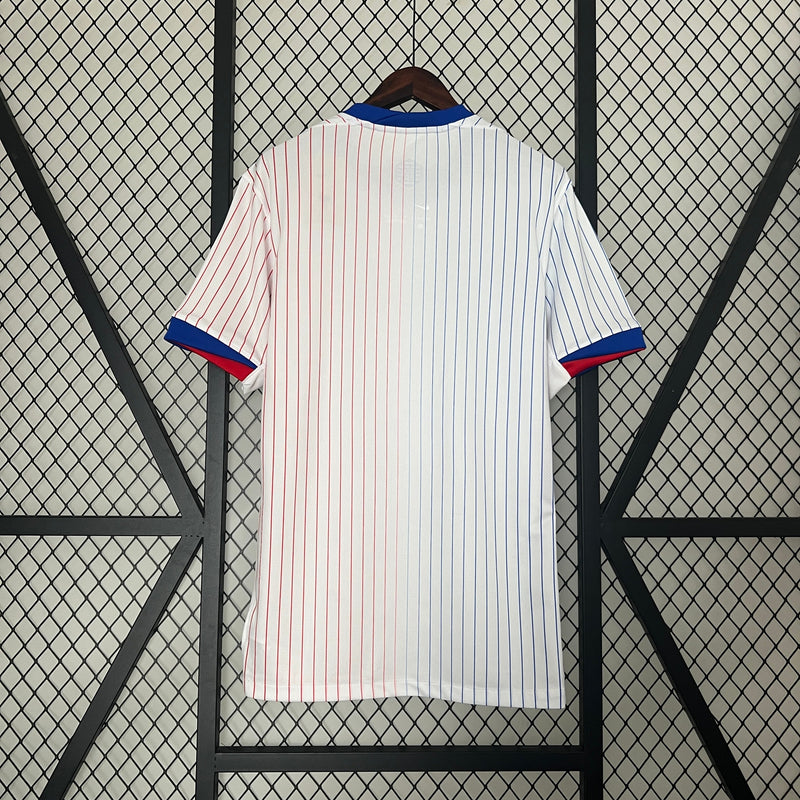 Camisa Seleção França Away 2024/25 - Nike Torcedor Masculina - Branca/Azul