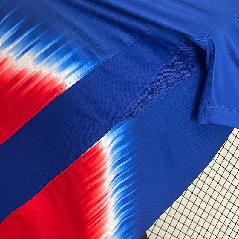 Camisa Seleção Estados Unidos Away 2024/25 - Nike Torcedor Masculina - Azul/Vermelha