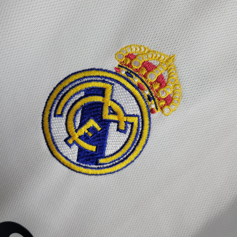 Camisa Real Madrid Home Manga comprida 23/24 - Adidas Torcedor Masculina - Torcedor