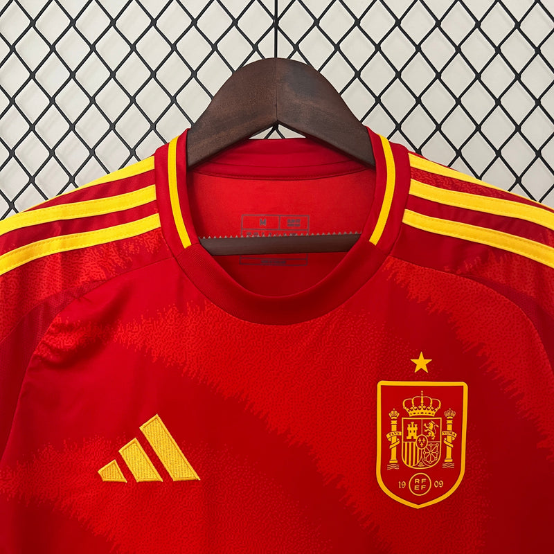 Camisa Seleção Espanha Home 2024/25 - Adidas Torcedor Masculina - Vermelha