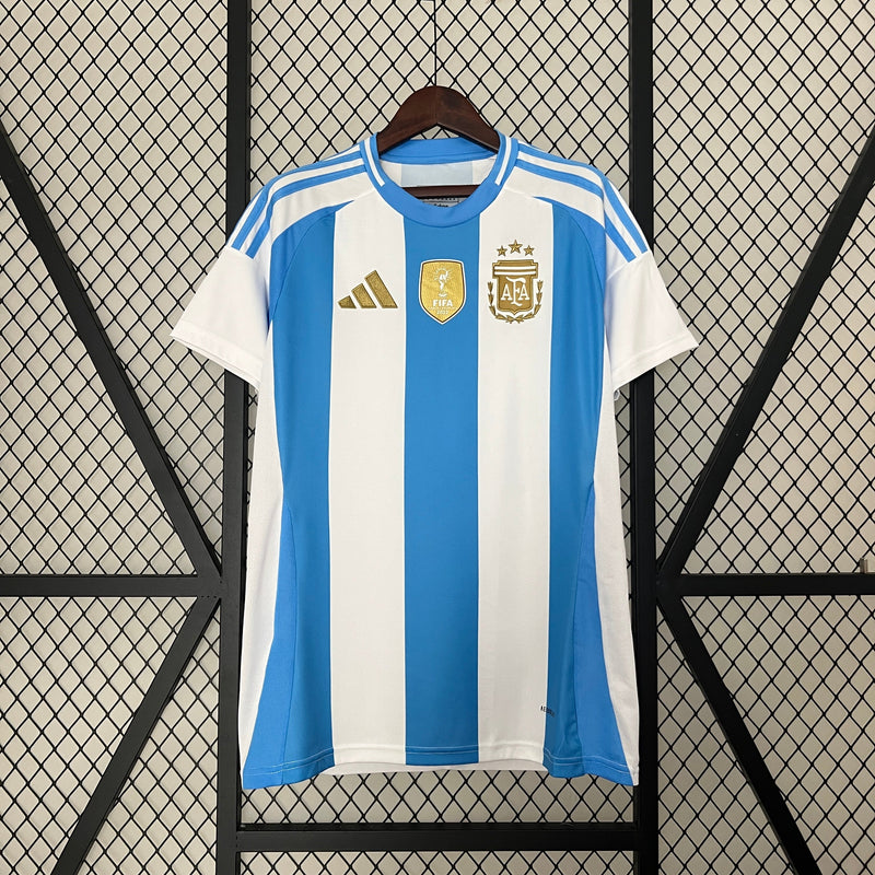 Camisa Seleção Argentina Home 2024/25 - Adidas Torcedor Masculina - Azul/Branca