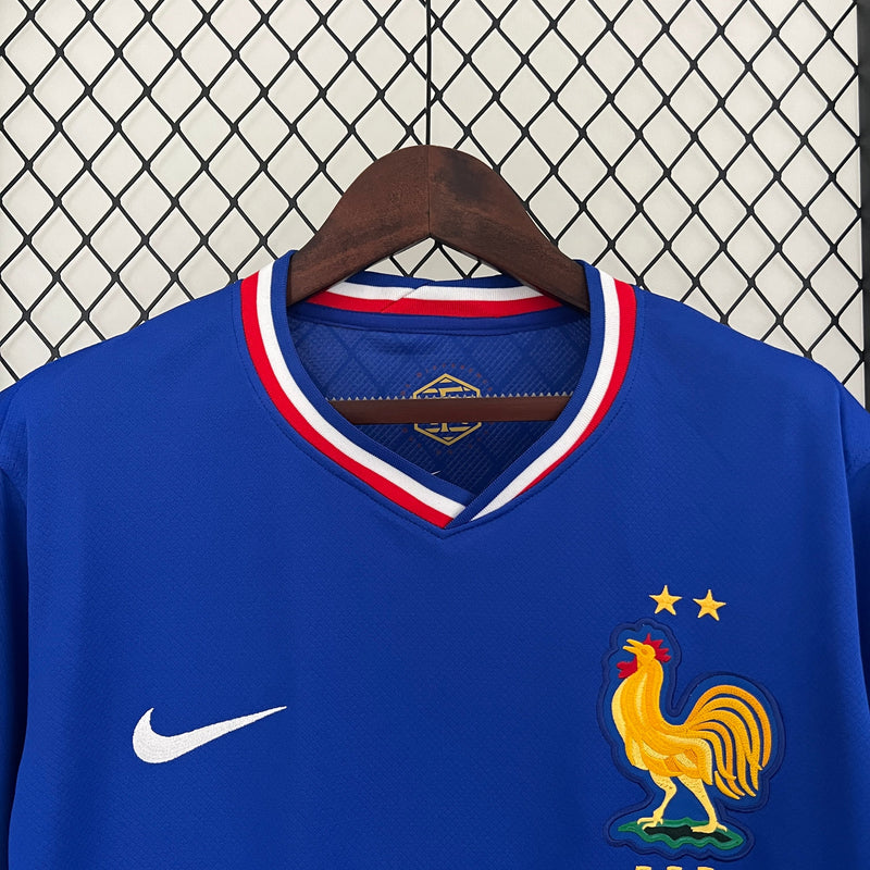 Camisa Seleção França Home 2024/25 - Nike Torcedor Masculina - Azul/Branca