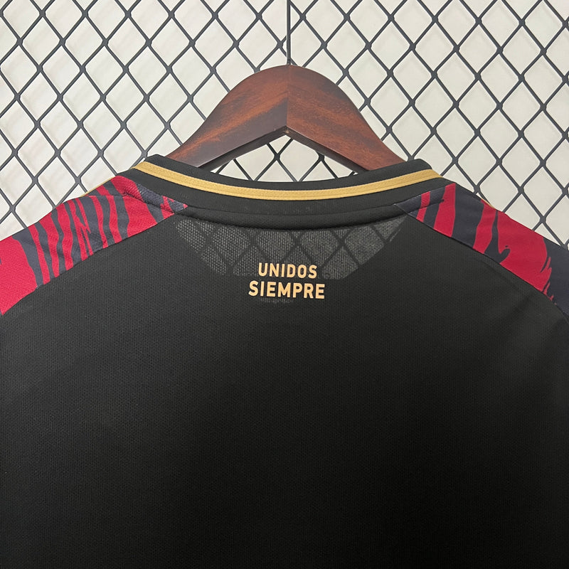 Camisa Seleção Peru Away 2024/25 - Adidas Torcedor Masculina - Preta/Vermelha