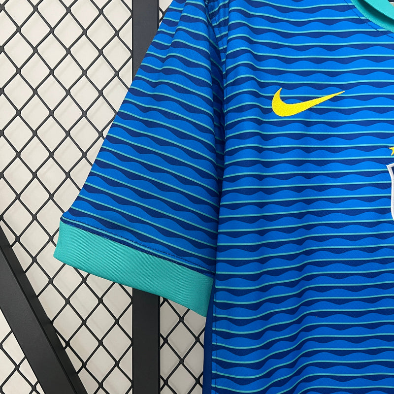 Camisa Seleção Brasil Away 2024/25 - Adidas Torcedor Masculina - Azul