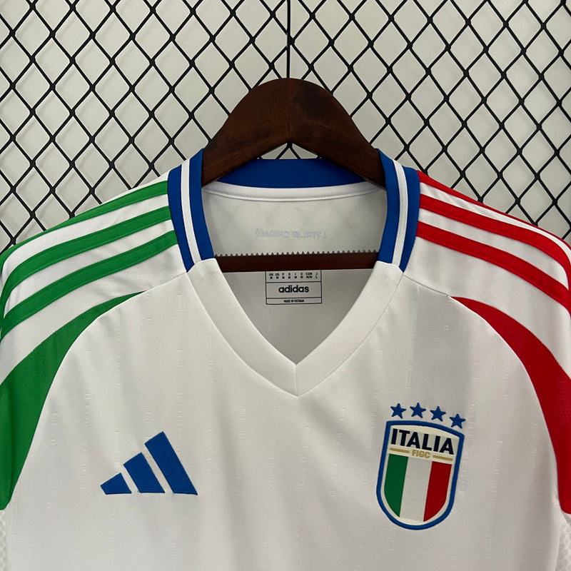 Camisa Seleção Itália Away 2024/25 - Adidas Torcedor Masculina - Branca